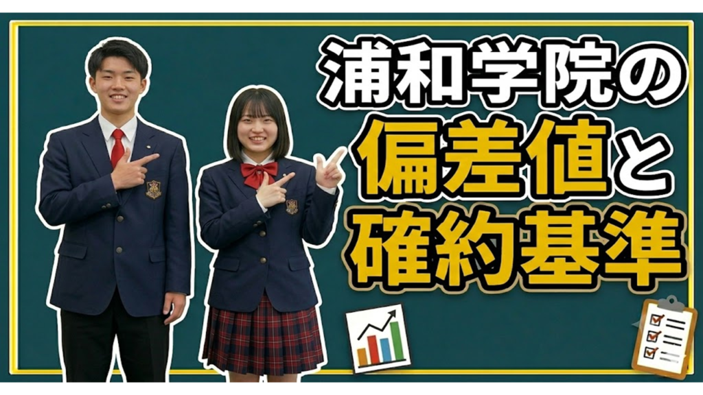 浦和学院-偏差値と確約基準